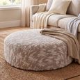 Logan Fabric Swivel Footstool - Colours Available thumbnail
