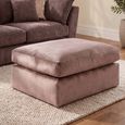 Sully Fabric Footstool - Colours Available thumbnail