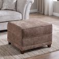Weston Fabric Storage Footstool - Colours Available thumbnail