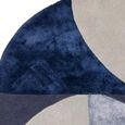 Clearance - Matrix Oval 74 Rug - Indigo - Contemporary Design - FSS16255
