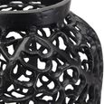 Clearance - Black Aluminium Cast Lattice Vase - A263