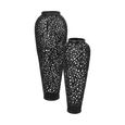 Clearance - Black Aluminium Cast Lattice Vase - A263