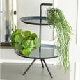 Clearance - Elena Cake Stand Table - Tripod - Grey Enamel