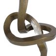 Charlie Sculpture - Antique Brass Metal - Abstract