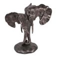Kariba Sculpture - Cast Aluminium - Nuzzling Elephants