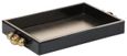 Liv Black Tray with Gold Handles