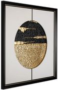 Moon Black and Gold Wall Art