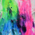 Stag Hand Painting Canvas Wall Art - 7462 - Fabric