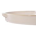 Tray - Round - Ceramic - White
