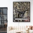 Wibi Black and Gold Piano Wall Art