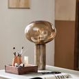 Bes Table Lamp - Smoked - Marble