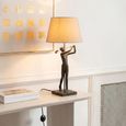 Golfer Table Lamp - Gold and Black - Polyresin