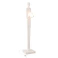 Person Floor Lamp - White - Polyresin