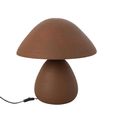 Pottery Table Lamp - Brown - Ceramic
