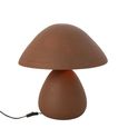Pottery Table Lamp - Brown - Ceramic