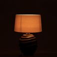 Table Lamp - Beige and Brown - Aluminium