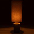 Terracotta Table Lamp - Grey - Ceramic
