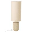 Terracotta Table Lamp - Grey - Ceramic