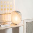 Bola Table Lamp - Blue and White - Glass