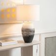Rolph Table Lamp - Black and Beige - Ceramic