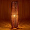 Cylinder Floor Lamp - Blue and Natural - Rope and Metal