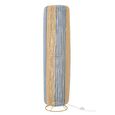 Cylinder Floor Lamp - Blue and Natural - Rope and Metal