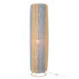Cylinder Floor Lamp - Blue and Natural - Rope and Metal
