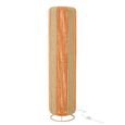 Cylinder Floor Lamp - Orange and Natural - Rope and Metal