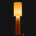 Esmee Fluted Floor Lamp - Off White - Ceramic