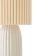 Esmee Fluted Floor Lamp - Off White - Ceramic