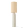 Esmee Fluted Floor Lamp - Off White - Ceramic
