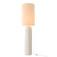 Esmee Fluted Floor Lamp - Off White - Ceramic