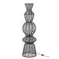 Floor Lamp - Black - Rope and Metal