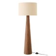 Melina Floor Lamp - Conical Base - Dark Brown - Ceramic