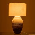 Rolph Table Lamp - Black and Beige - Ceramic