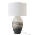Rolph Table Lamp - Black and Beige - Ceramic