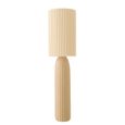 Ruth Fluted Floor Lamp - Camel - Ceramic