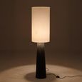 Ava Floor Lamp - Medium - Black and White - Fibreglass