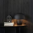 Mushroom Table Lamp - Medium - Black - Metal