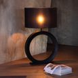 Table Lamp - Round - Black - Aluminium