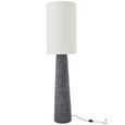 Ava Floor Lamp - Large - Black and White - Fibreglass