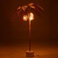 Coconut Tree Floor Lamp - Small - Natural - Cane Webbing and Metal