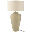 House Table Lamp - Cylinder - Ecru - Aluminium