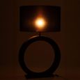 Table Lamp - Round - Black - Aluminium