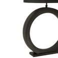 Table Lamp - Round - Black - Aluminium