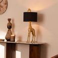 Giraffe Table Lamp - Gold - Polyresin