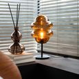Honey Spoon Table Lamp - Brown - Glass