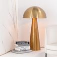 Mushroom Floor Lamp - Gold - Metal