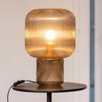 Table Lamp - Brown - Glass
