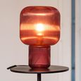Table Lamp - Red - Glass